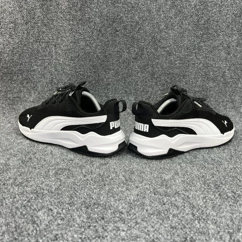 Puma Zip C Shoes Men's 9.5 Black Athletic Lightweight Comfort‎ Training Sneakers